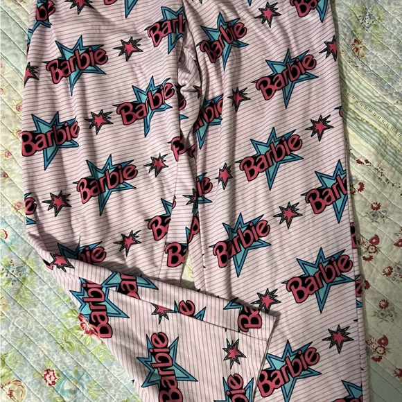 Barbie Pink and Blue Star Pajama Bottoms - Picture 3 of 5